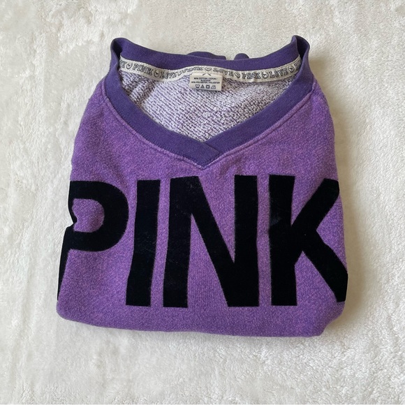 PINK Victoria’s Secret Purple Sweater size S - Picture 7 of 9